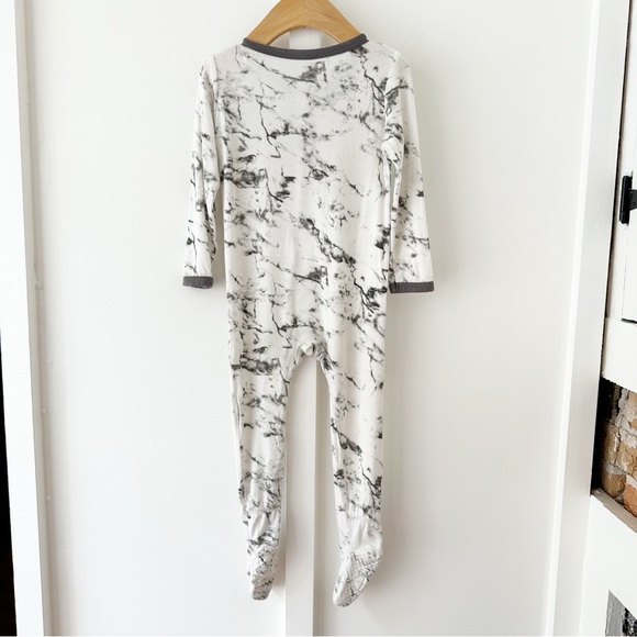 KYTE BABY marble zippered footie - Picture 2 of 3